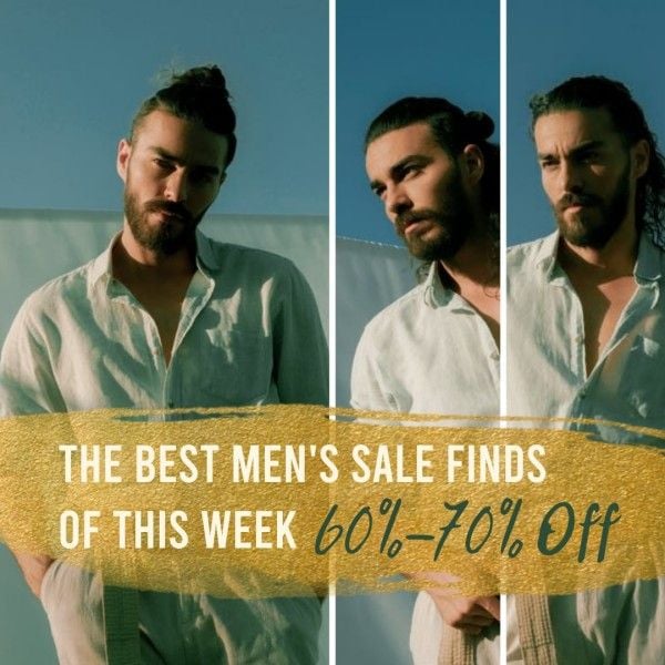 promotion, social media, men's fashion, Black Friday Sale Instagram Ad Template