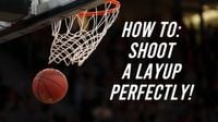 video, shoot a layup, skills, Basketball Play Tutorial Youtube Thumbnail Template