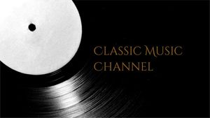 video, retro, vintage, Classic Music Youtube Channel Art Template