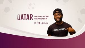 world cup, football, soccer, Grey And Purple Modern Sport Podcast Youtube Channel Art Template