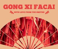 holiday, blessing, lunar year, Red Fan Chinese New Year Facebook Post Template