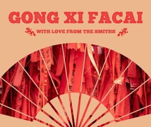 Red Fan Chinese New Year Facebook Post
