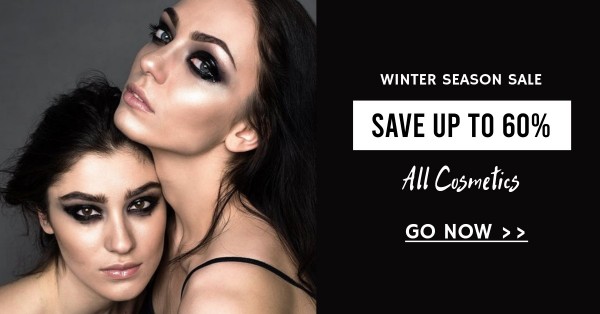 Black Cosmetics Promotion Ads Facebook App Ad