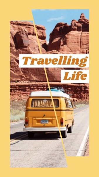 Travelling Life With Frame  Instagram Story