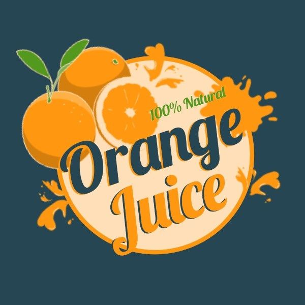 drink, fruit, natural, Yellow Orange Juice Sale Instagram Post Template