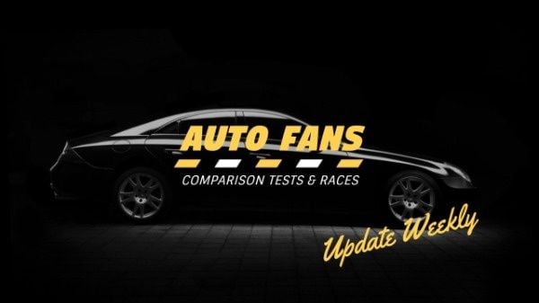 vehicle, automobile, reviews, Balck Background Car Auto Test Youtube Channel Art Template