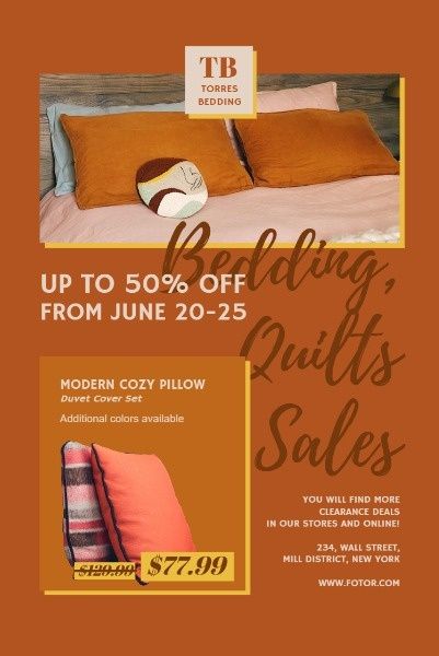 Orange Bedding And Living Stuff Sale Pinterest Post