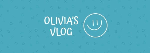 vlog, record, ddesign, Blue Background Tumblr Banner Template