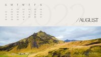 Color Nature Sky Calendar 2022 Calendar