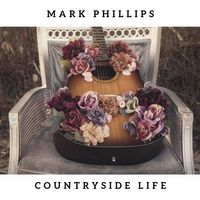 music, guitar, flowers, Countryside Life Album Cover Template
