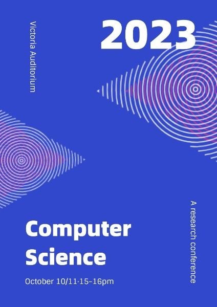 计算机科学活动 英文海报