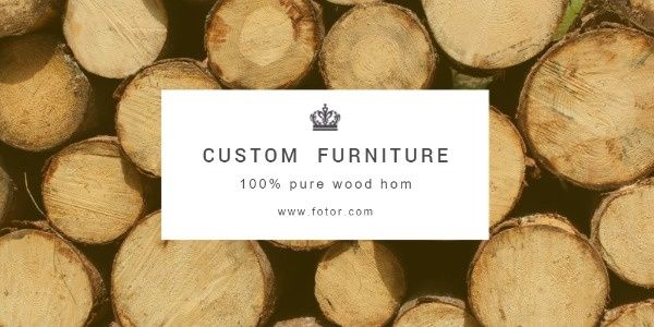 retail, sale, homeware, Custom Furniture Service Twitter Post Template