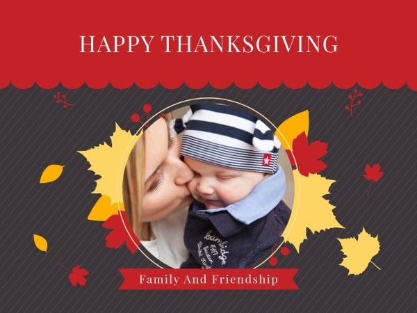 thank you, festival, holiday, Thanksgiving Card Template
