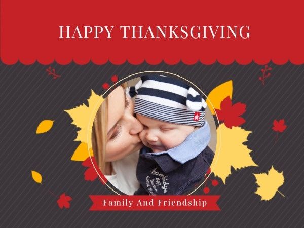 thank you, festival, holiday, Thanksgiving Card Template