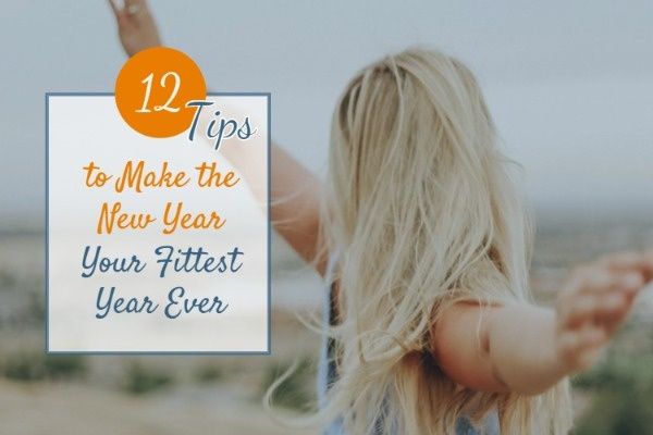 exercise, fitness, sport, Tips To Be Fit In The New Year Blog Title Template