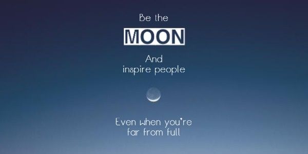 inspire, travel, tour, Moon Quote Twitter Post Template