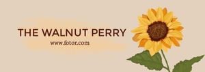 walnut perry, design, flowers, Yellow Background Banner Tumblr Banner Template