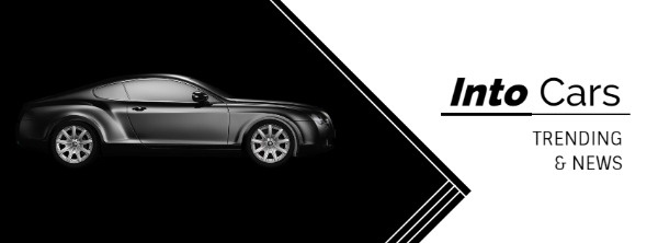 Black And White Car News Banner Facebook Cover