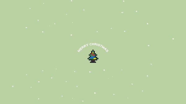 Зеленый рождественский фон рабочего стола