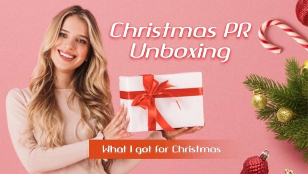 Christmas Gift Unboxing Youtube Thumbnail