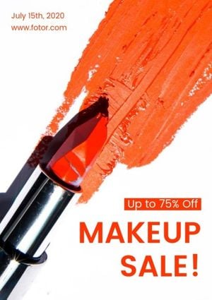 Lipstick Makeup Sale Flyer Flyer