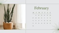 White Simple Minimal Calendar 2022 Calendar