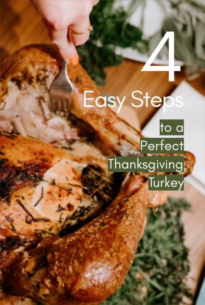 thanksgiving day, steps, thanks giving, Thanksgiving Turkey Recipes Pinterest Post Template