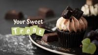 Black Chocolate Cup Cake Youtube Channel Art
