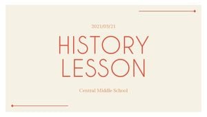 class, kids, education, History Lesson  Presentation Template