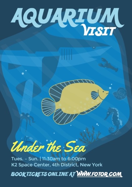 Aquarium Visit Flyer