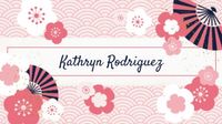 Pink Japanese Style Banner Youtube Channel Art
