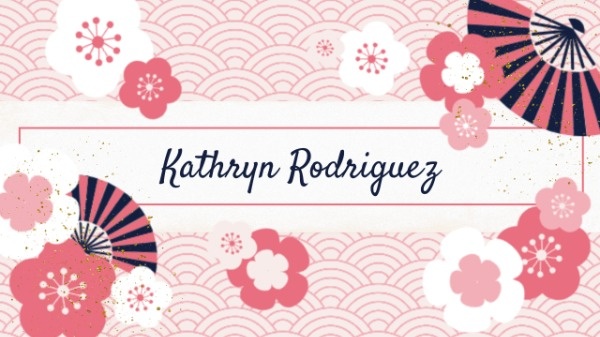 Pink Japanese Style Banner Youtube Channel Art