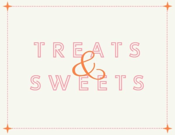 life, love, couple, Treats And Sweets Label Template