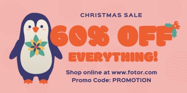 Pink Penguin Clothes Sale Twitter Post
