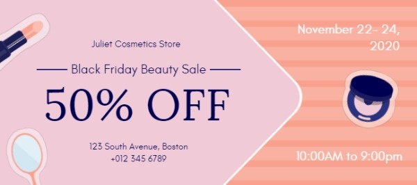 Black Friday Beauty Sale Gift Certificate