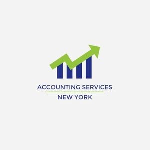 index, financial, finance, Accounting Service Logo Template