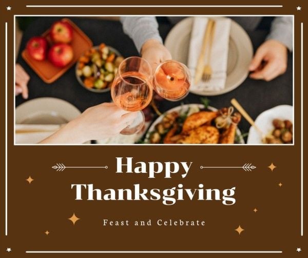 thanks giving, festival, holiday, Modern Thanksgiving Day Facebook Post Template