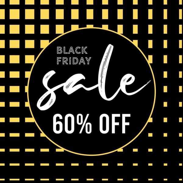 Gold Black Friday Sale Save Instagram Post