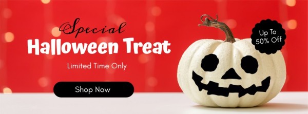 Special Halloween Treat Sale Facebook封面