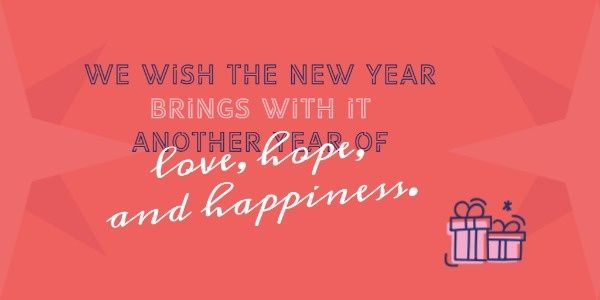 新年祝福 Twitter帖子