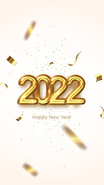 米色优雅 2022 新年快乐 2022 Instagram快拍