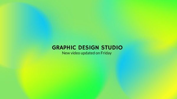 youtuber, video, colorful, Graphic Design Studio Youtube Channel Art Template