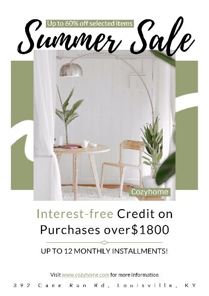 lifestyle, summer season, life, Photo summer sale Poster Template