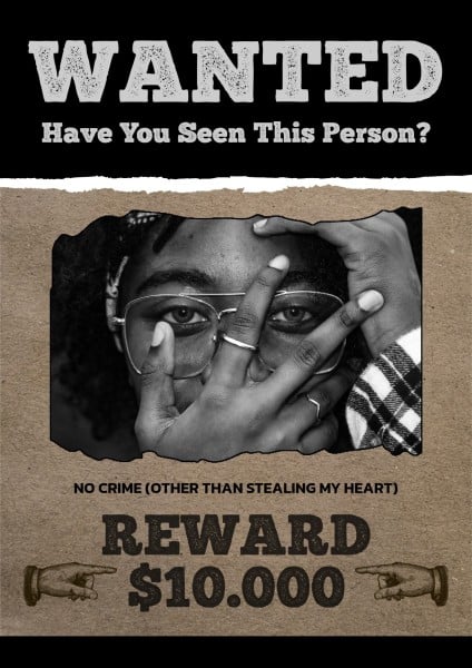godt bit forhistorisk Wanted Poster Maker: Easy to Create Wanted Poster with Free Wanted Poster  Templates - Fotor