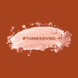 Red Grateful Thanksgiving Social Media Instagram Post