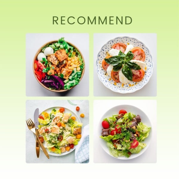 グリーン推奨健康食品 Instagram投稿