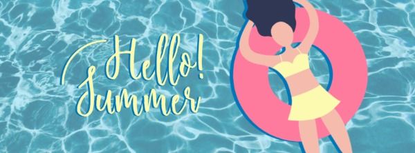life, lifestyle, family, Hello Summer Facebook Cover Template