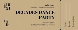 dancing, gathering, event, Dance Party Ticket Template