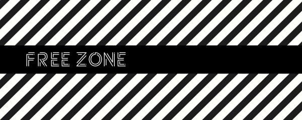 social media, modern, designer, Black And White Background Twitch Banner Template