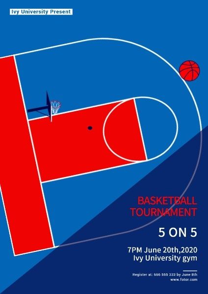 basketball games, basketball, courts, Created by the Fotor team Poster Template
